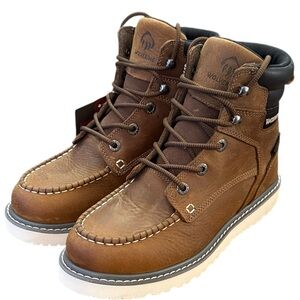 New Wolverine Trade Wedge Moc-Toe Leather Waterproof W230045 Boot Brown Work 9EW